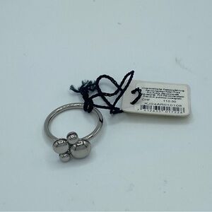 Calvin Klein Silver Paw Print Ring NWT